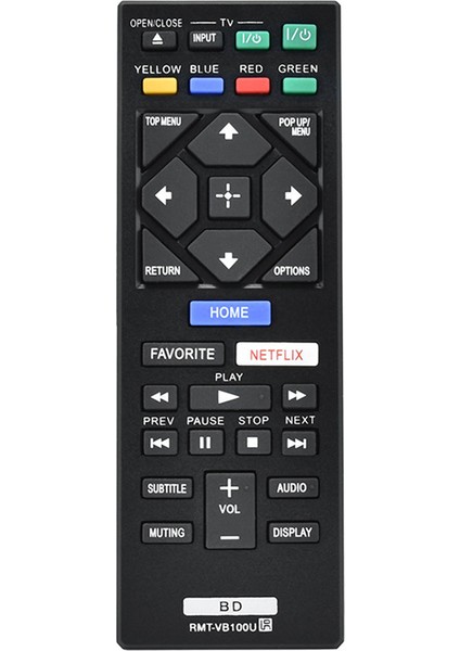 Sony Blu-Ray DVD Uzaktan Kumanda Için RMT-VB100U BDP-BX150 BDP-BX350 (Yurt Dışından)