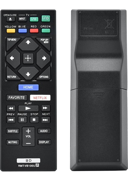 Sony Blu-Ray DVD Uzaktan Kumanda Için RMT-VB100U BDP-BX150 BDP-BX350 (Yurt Dışından) modelleri