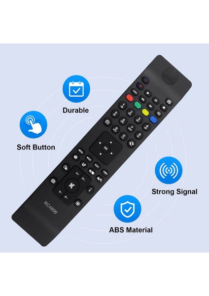 Vestel Tv Çok Markalı Tv Uzaktan Kumandası Için RC4800 Uzaktan Kumandayı Değiştirin (Yurt Dışından)