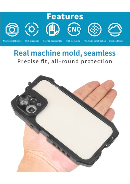 Telefon Kafesi, iPhone 12/12 Pro C Için Akıllı Telefon Video Donanımı Mobil Kafes (Yurt Dışından) fırsatları