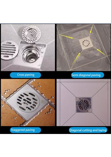 Paslanmaz Çelik Kalınlaşmak Yer Sifonu Cetveli Çoklu Desenler Aracı 1 Adet (Yurt Dışından) modelleri