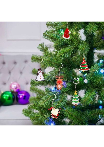 Çocuklar Için Noel Advent Takvimleri Anahtarlık Süsler Dekorasyon (Yurt Dışından)