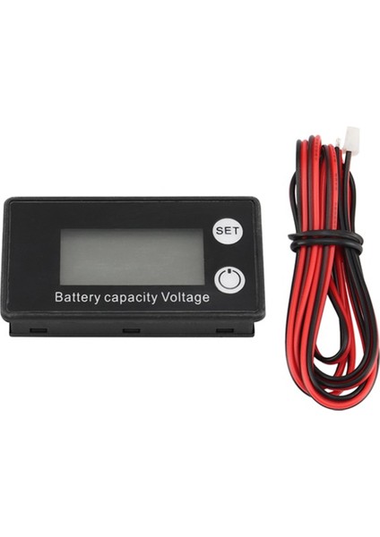 Kapasite Göstergesi Dc 8V-100V Kurşun Asit Lityum (Beyaz) (Yurt Dışından)