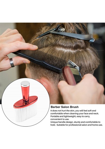 Salon Kuaförlük Araçları Için Yumuşak Saç Fırçası Boyun Yüz Silgi-Kırmızı (Yurt Dışından) fırsatları