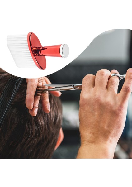 Salon Kuaförlük Araçları Için Yumuşak Saç Fırçası Boyun Yüz Silgi-Kırmızı (Yurt Dışından) indirimleri