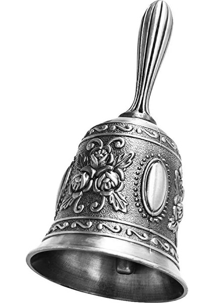 El Çanı, Metal Yemek Çanı Dekoratif Düğün Çanları Gümüş (Yurt Dışından)