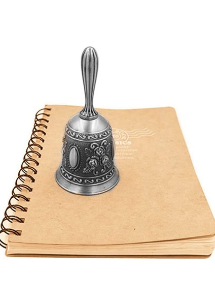 El Çanı, Metal Yemek Çanı Dekoratif Düğün Çanları Gümüş (Yurt Dışından)