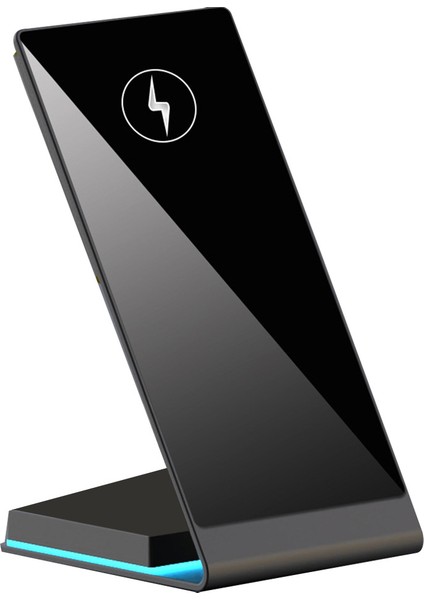 Apple Telefon Tutucu 2'si 1 Arada Manyetik Kablosuz Şarj Cihazı Için (Siyah) (Yurt Dışından)
