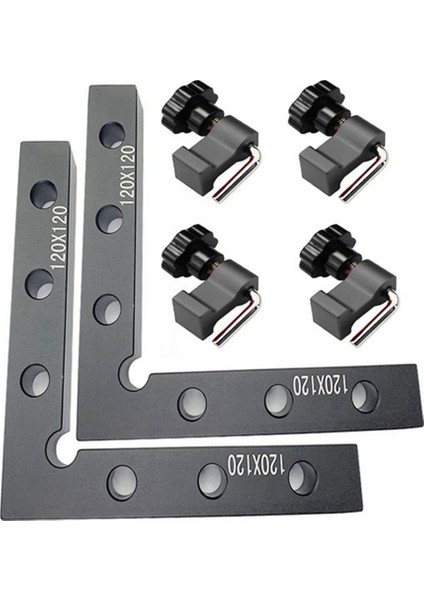 90 Derece Sağ Açı Sabitleme Kelepçesi, Ağaç Işleme Aletleri Için 120X120MM (Yurt Dışından)