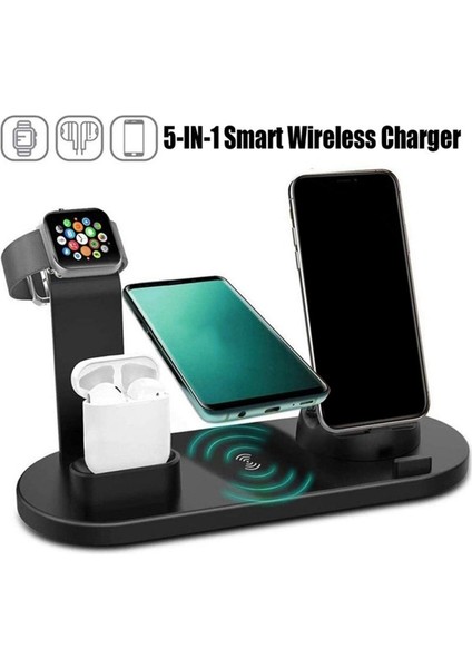 iPhone 13 12 Pro Max 13MINI Için 5'i 1 Arada Kablosuz Şarj Standı (Yurt Dışından) fiyatları