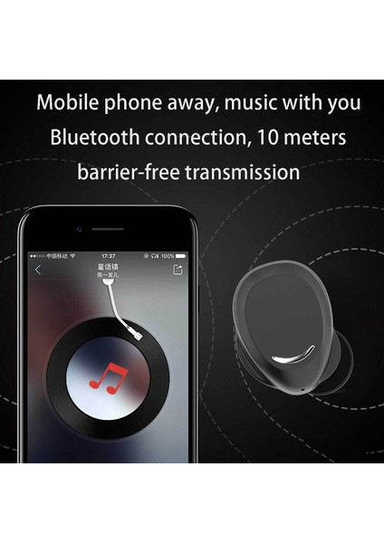 Kulaklıkta Tws Kablosuz Kulaklık Stereo (Kırmızı+Siyah) (Yurt Dışından) fırsatları