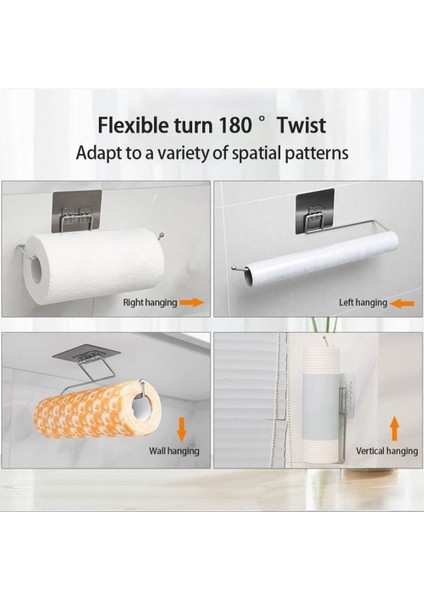 Paslanmaz Çelik Havlu Askısı Mutfak Tuvalet Rulo Kağıt Depolama Rafı (Yurt Dışından) fırsatları