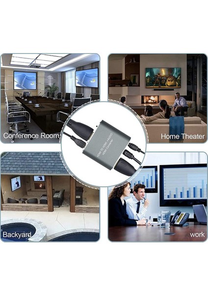 Ses Çıkarıcı 4K 60HZ, Ses Optik Stereo Jakı Ses Dönüştürücü (Yurt Dışından) modelleri