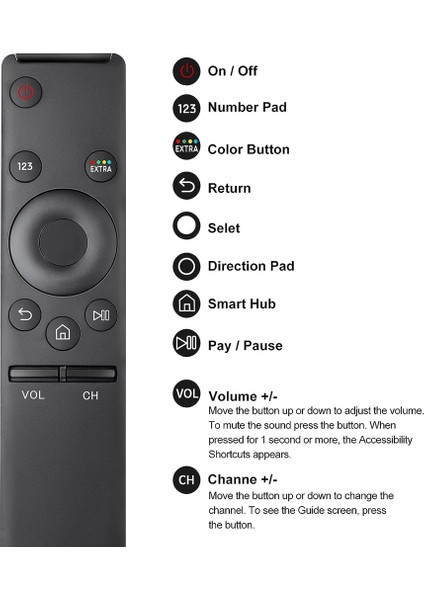 Samsung-Tv-Uzaktan Kumanda Için Evrensel Uzaktan Kumanda (Yurt Dışından)