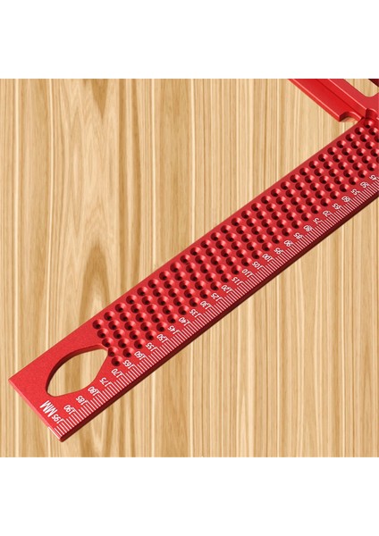 200MM Hassas Ölçekli Cetvel L-Tipi Delik Cetveli Alüminyum Alaşımlı (Yurt Dışından) fırsatları