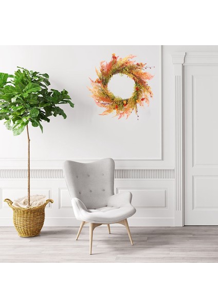 Yapay Fern Kapı Çelengi Ön Kapı Için Hoş Geldiniz Ön Kapı Çelengi (Yurt Dışından)