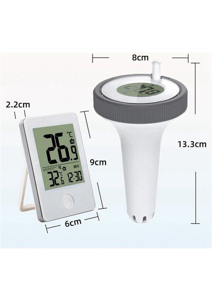 Yüzme Havuzu Için Kablosuz Dijital Iç Mekan Dış Mekan Termometresi (Yurt Dışından) modelleri