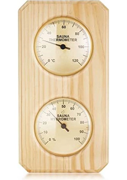 Ahşap Sauna Termometresi ve Higrometre (Yurt Dışından)