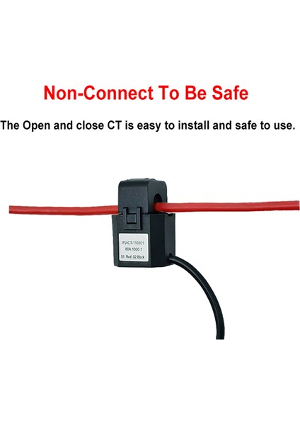 Tuya Smart Zigbee Enerji Ölçer 80A, Kelepçe Gerilim Akımı 240V (Yurt Dışından) modelleri