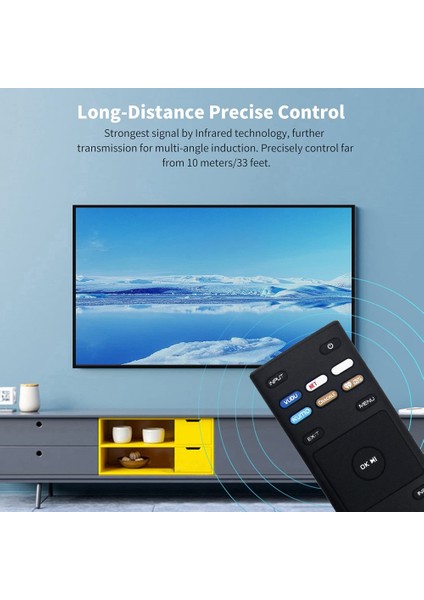 XRT136 Uzaktan Kumanda Vızıo Tv Için Değiştirin D24F-F1 D32FF1 D43F-F1 (Yurt Dışından)