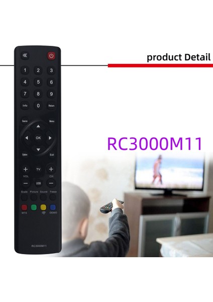 Tcl LT26A310R LT-26A310R TCL19D3260 Için Tv Uzaktan Kumanda RC3000M11 (Yurt Dışından)