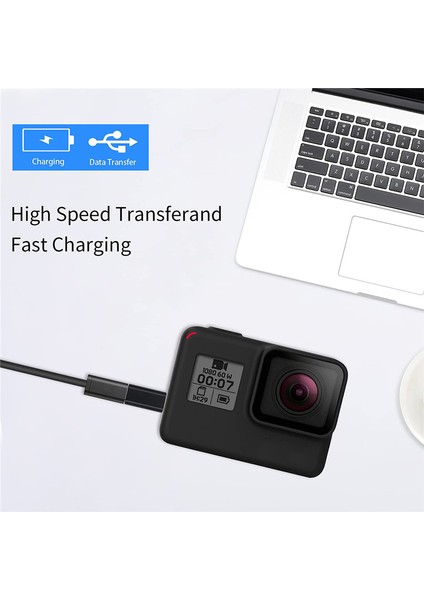 Mp3 Çalarlar Için 5 Adet USB C'den Mini USB 2.0 Adaptörüne Araç Kamerası, Siyah (Yurt Dışından)