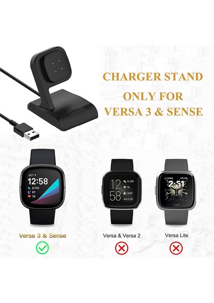 Fitbit Sense ve Fitbit Versa 3 Için Şarj Cihazı Bağlantı Istasyonu (Yurt Dışından) modelleri