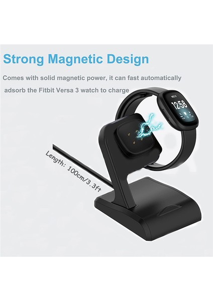 Fitbit Sense ve Fitbit Versa 3 Için Şarj Cihazı Bağlantı Istasyonu (Yurt Dışından) fırsatları
