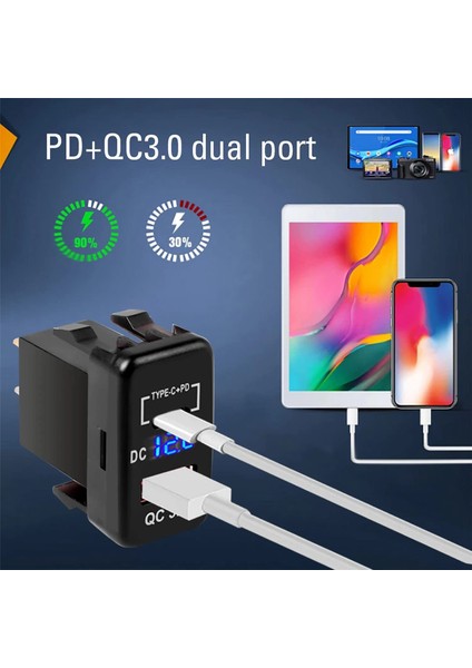12V-24V USB Çıkışlı Çift Hızlı Şarj-B (Yurt Dışından) modelleri