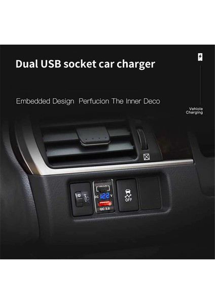 12V-24V USB Çıkışlı Çift Hızlı Şarj-B (Yurt Dışından) fırsatları