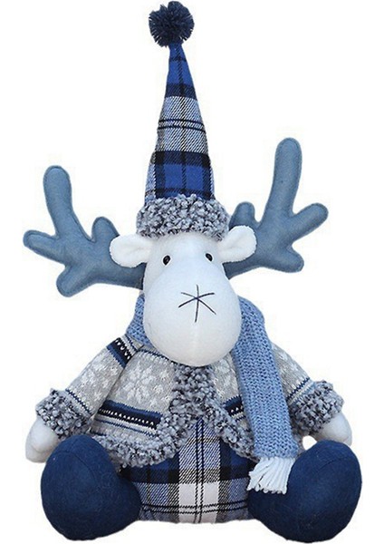 Mavi Bebek Yılbaşı Ağacı Süslemesi 25 x 38CM (Yurt Dışından)