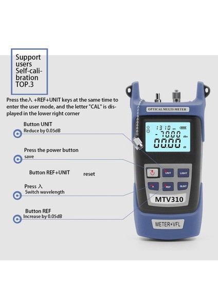 Işık Kaynağı Sc Fc St Konektör Testi ile Optik Fiber Güç Ölçer (Yurt Dışından) fırsatları
