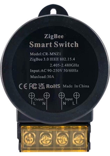 Güç Monitörü Zigbee Anahtarı Yüksek Güçlü AC90-250V Ses Kontrolü(Siyah) (Yurt Dışından)