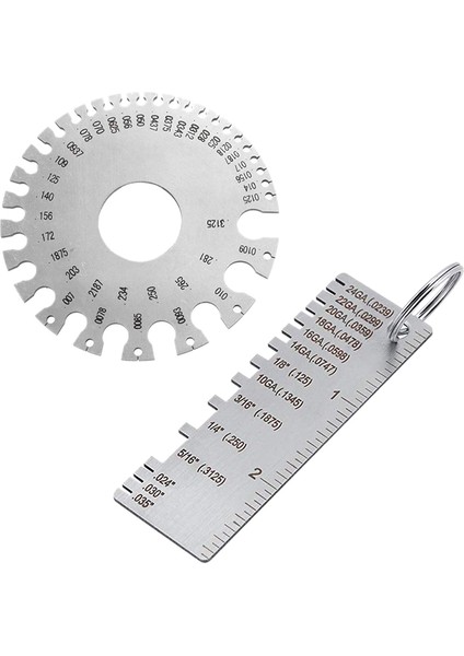 Paket Çelik Kaynak Ölçer Kaynak Ölçer Tel Boyutları Kalınlık Ölçer (Yurt Dışından)
