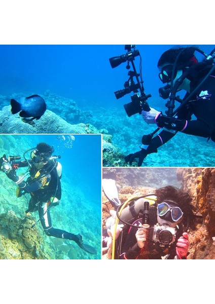 Sualtı Kamerası Için Çift Saplı Alüminyum Alaşımlı Tepsi Sabitleyici (Yurt Dışından) fırsatları