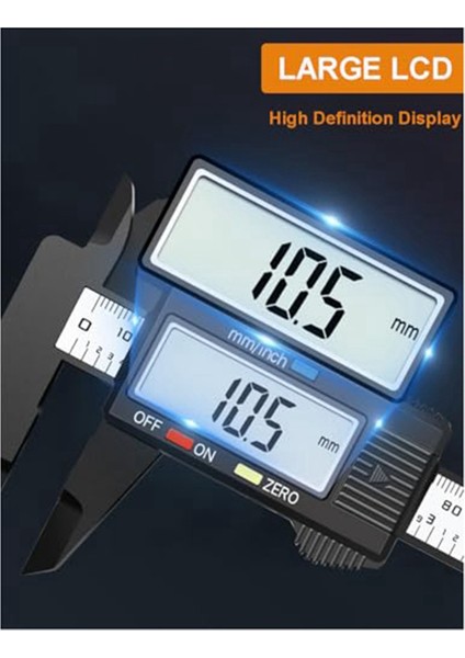 Paket Dijital Kumpas, 0-6 Inç Elektronik Dijital Kumpas (Yurt Dışından)