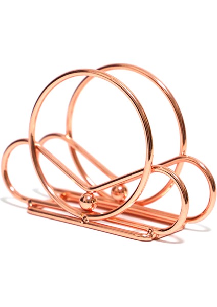 Nordic Dik Peçetelik, Dairesel Masa Üstü Dispenser, Pembe Altın (Yurt Dışından)