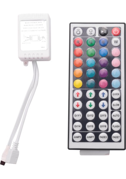 Ir Uzaktan Kumanda Rgb LED Işık Şeridi Için 44 Tuş (Yurt Dışından)