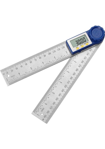 Inç Dijital Açı Bulucu Cetvel, 2'si 1 Arada Paslanmaz Çelik (Yurt Dışından)
