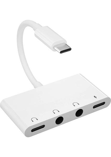 Usb-C - 3,5mm Kulaklık Jakı Adaptörü, Ses Dongle Kablo Kablosu (Yurt Dışından)