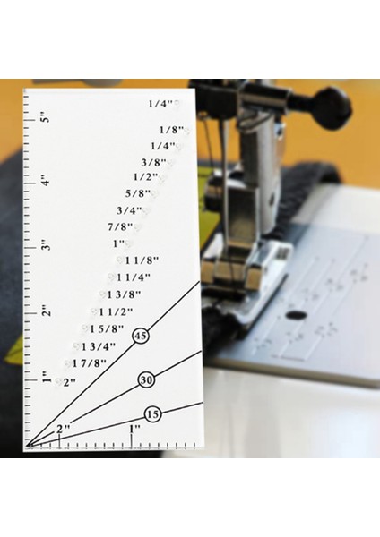 Dikiş Makinesi Için Dikiş Payı Cetveli, 1/8 Inç Ila 2 Inç Hat B (Yurt Dışından) modelleri