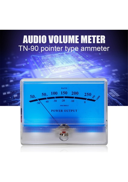 TN90A Pointer Vu Metre Yüksek Hassasiyetli Dijital Güç Ölçer (Yurt Dışından)