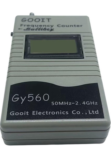 GY-560 Frekans Ölçer Test Cihazı Walkie Talkie Ölçer Aralığı 50MHZ-2.4GHZ (Yurt Dışından)