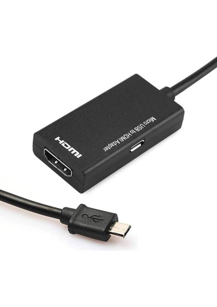 Android Telefon Tablet Tv Desteği Ses Için Mikro USB - HDMI Adaptörü (Yurt Dışından)