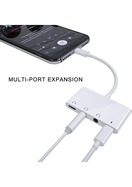 USB C - 3,5mm Ses Adaptörü, 4'ü 1 Arada USB C - Kulaklık Jakı (Yurt Dışından)