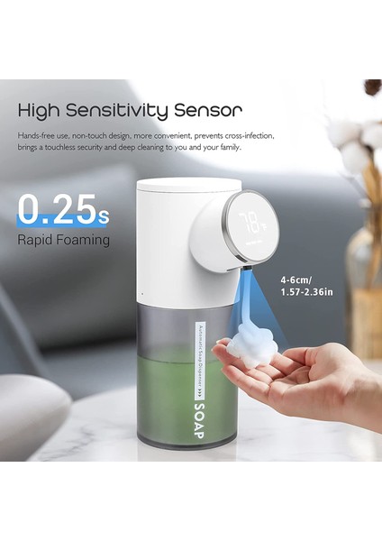 Hareket Sensörlü Fotoselli Otomatik Köpük Sabunluk-Beyaz (Yurt Dışından) modelleri