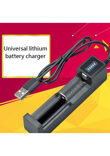 Şarj Cihazı USB 1 Yuvası 18650 26650 Için Evrensel Hızlı Şarj (Yurt Dışından) modelleri