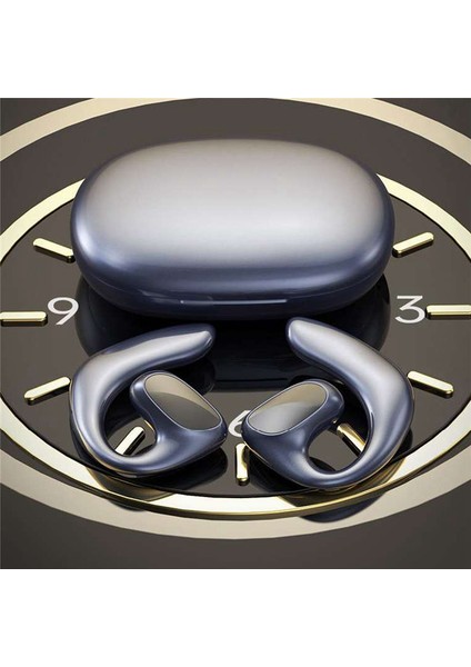 S900 Kablosuz Bluetooth Kulaklık Binaural Asılı Kulak Tipi Mavi (Yurt Dışından)