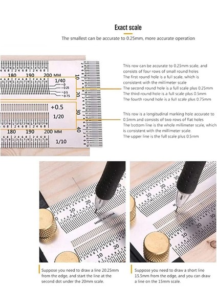 Ağaç Işleme Markalama Paslanmaz Için 200MM Yüksek Hassasiyetli T Kare Cetvel (Yurt Dışından) fırsatları