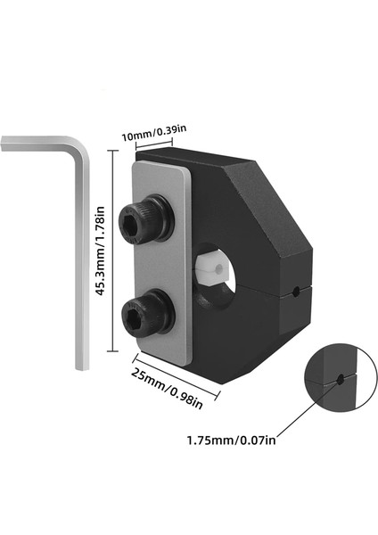 Her Türlü Pla Için 1.75MM Filament Kaynakçı Konnektörü Marangoz Aracı, Gümüş (Yurt Dışından) indirimleri